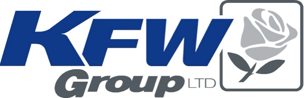 KFW Group Ltd logo with yellow flower